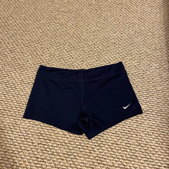 Nike | Shorts | Navy Blue Nike Spandex 